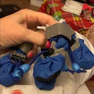 New Doggie Indoor boots black or blue